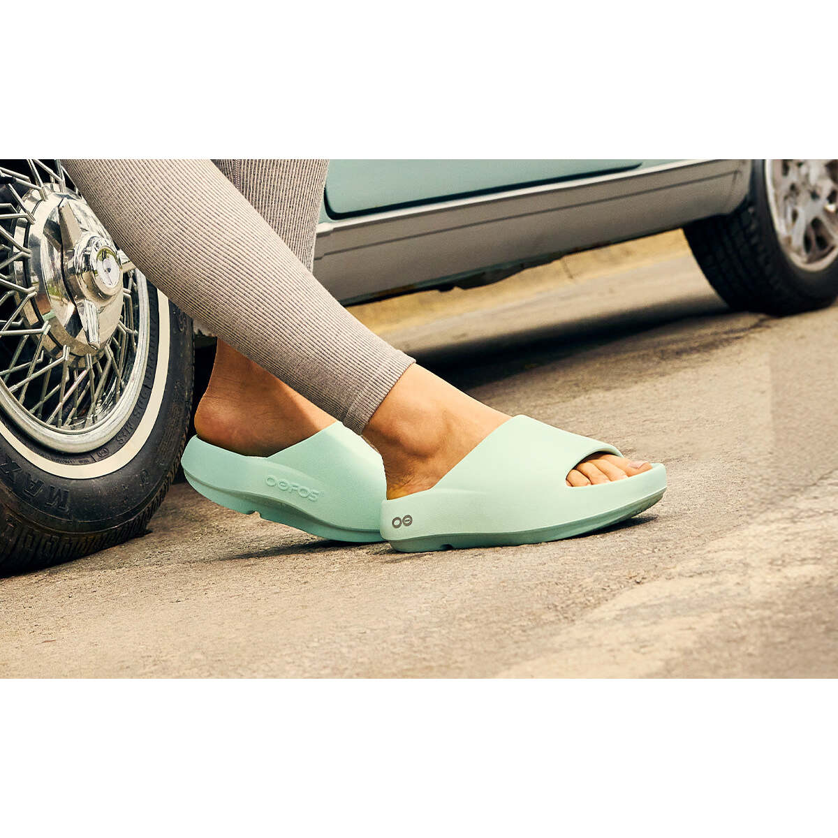 Women's Ooahh Plus Slide Sandal - Mint - Image 9